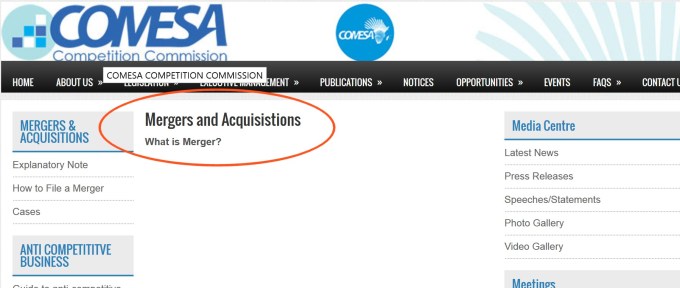 COMESA explanatory note